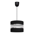 Lámpara colgante HELEN 1xE27/15W/230V negro