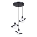 Lámpara colgante HYPERION 3xG9/8W/230V negro