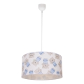 Lámpara colgante infantil KIDS ROOM 1xE27/60W/230V, Ø 40 cm, diseño osito