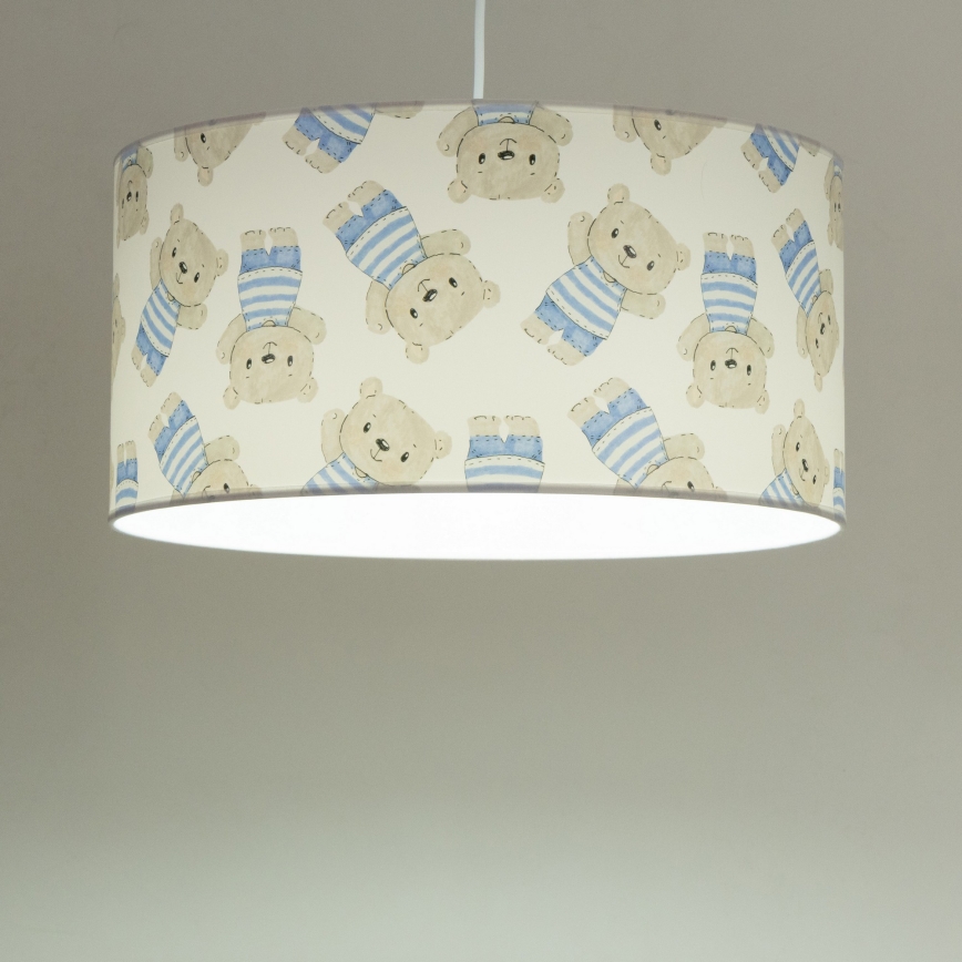 Lámpara colgante infantil KIDS ROOM 1xE27/60W/230V, Ø 40 cm, diseño osito