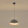 Lámpara colgante JARDEN con cable 1xE27/15W/230V gris