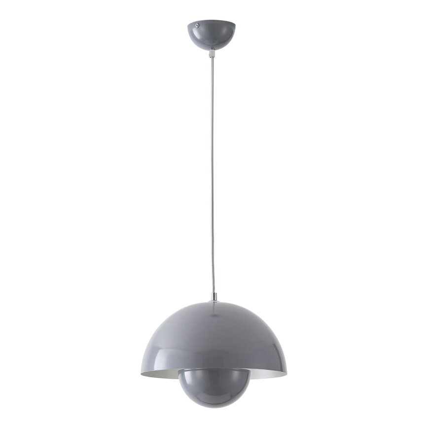 Lámpara colgante JARDEN con cable 1xE27/15W/230V gris