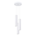 Lámpara colgante KARBON 3xGU10/10W/230V blanco