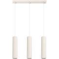 Lámpara colgante KARBON 3xGU10/10W/230V color crema