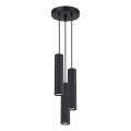 Lámpara colgante KARBON 3xGU10/10W/230V negro