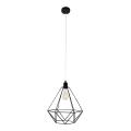 Lámpara colgante KARO LARGE 1xE27/15W/230V negro