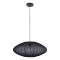 Lámpara colgante KINU 1xE27/20W/230V diá. 50 cm negro