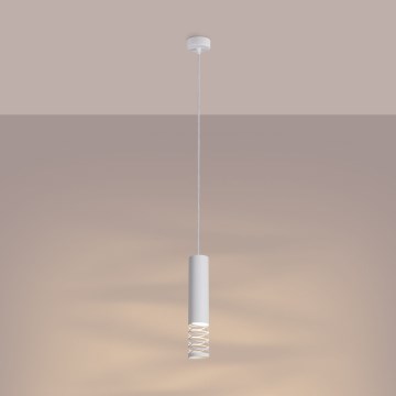 Lámpara colgante LAMI 1xGU10/10W/230V blanco