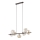Lámpara colgante LAVA 7xG9/8W/230V bronce/beige ahumado