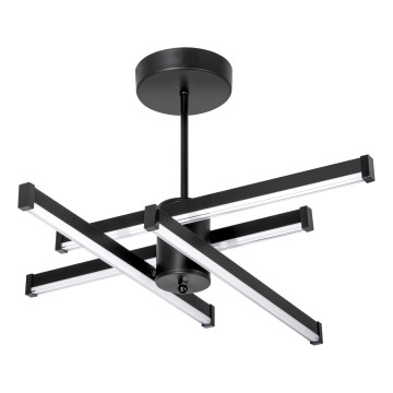 Lámpara colgante LED 4xLED/10W/230V 3000-6500K diá. 68 cm negro