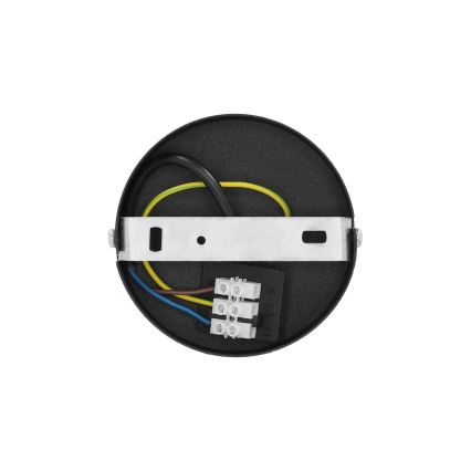 Lámpara colgante LED ajustable en varilla GORTA 1xE27/60W/230V yute