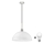 Lámpara colgante LED con cable 1xE27/60W/230V blanco/negro