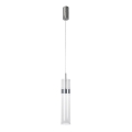 Lámpara colgante LED con cable AMBIENTE LED/6W/230V 3000/4000/6000K cromo brillante