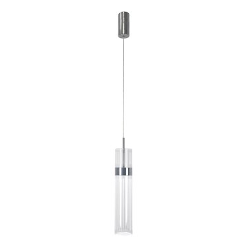Lámpara colgante LED con cable AMBIENTE LED/6W/230V 3000/4000/6000K cromo brillante