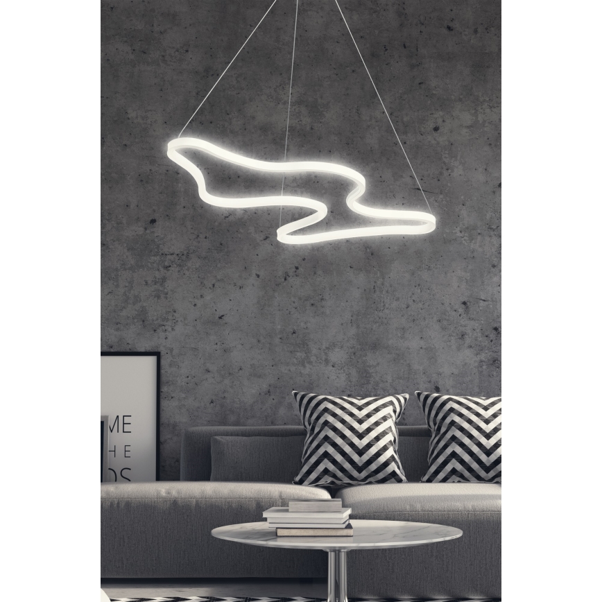 Lámpara colgante LED con cable ARTISAN LED/36W/230V 6500K blanca