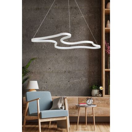 Lámpara colgante LED con cable ARTISAN LED/36W/230V 6500K blanca