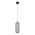 Lámpara colgante LED con cable BONNIE LED/15W/230V 3000K negra