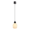 Lámpara colgante LED con cable CACTUS LED/3W/230V 3000K negro/blanco