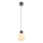 Lámpara colgante LED con cable CACTUS LED/3W/230V 3000K negro/blanco