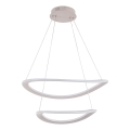 Lámpara colgante LED con cable CASHMERE LED/75W/230V Ø 59,5 cm beige