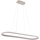 Lámpara colgante LED con cable CASHMERE LED/80W/230V 30x100 cm beige