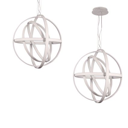 Lámpara colgante LED con cable COPERNICUS LED/260W/230V blanca