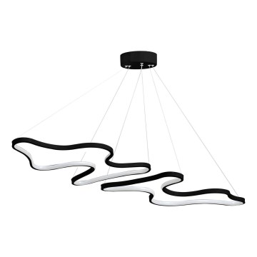 Lámpara colgante LED con cable DUPLE ARTISAN LED/80W/230V 4000K negra