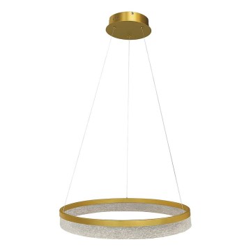 Lámpara colgante LED con cable GALA LED/25W/230V Ø 50 cm dorada