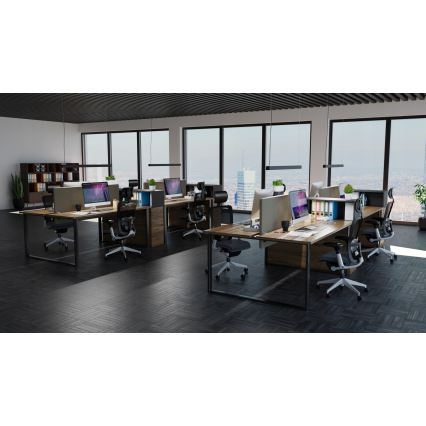 Lámpara colgante LED con cable LED/44W/230V 4000K 120 cm negro