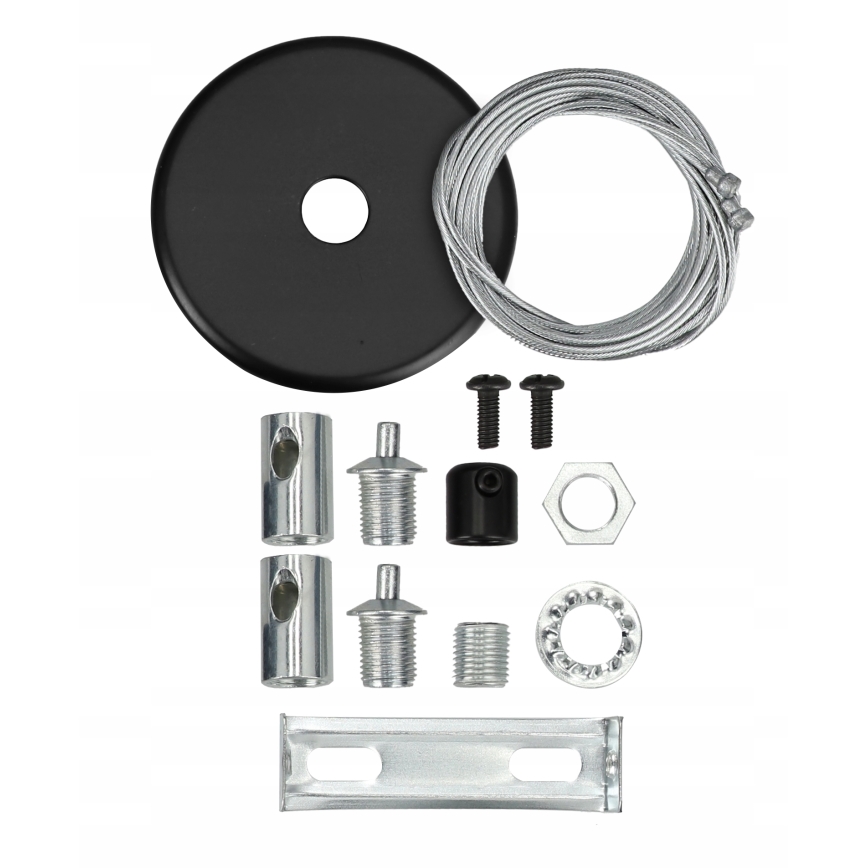 Lámpara colgante LED con cable LED/44W/230V 4000K 120 cm negro