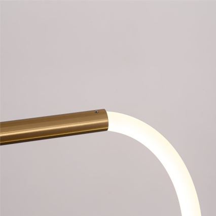 Lámpara colgante LED con cable MELECA LED/36W/230V 3000/4000/6000K 160 cm dorada
