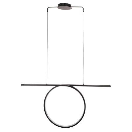 Lámpara colgante LED con cable ODETTA LED/42W/230V 4000K negra