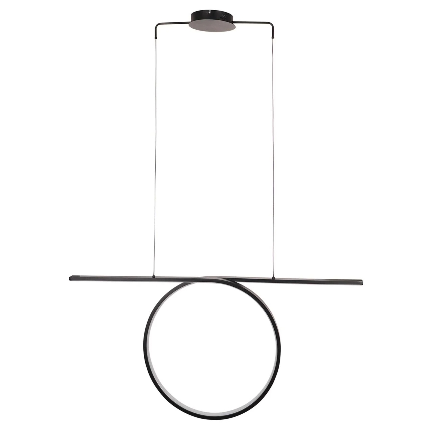 Lámpara colgante LED con cable ODETTA LED/42W/230V 4000K negra