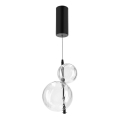 Lámpara colgante LED con cable PLAYA LED/10W/230V negra