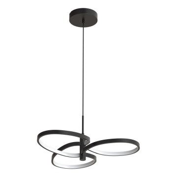 Lámpara colgante LED con cable RIBBON LED/25W/230V 4000K negra