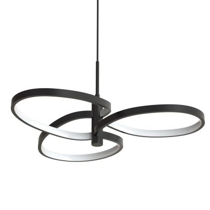 Lámpara colgante LED con cable RIBBON LED/25W/230V 4000K negra
