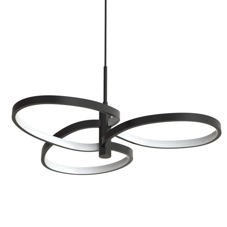 Lámpara colgante LED con cable RIBBON LED/25W/230V 4000K negra