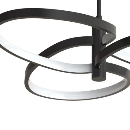 Lámpara colgante LED con cable RIBBON LED/25W/230V 4000K negra
