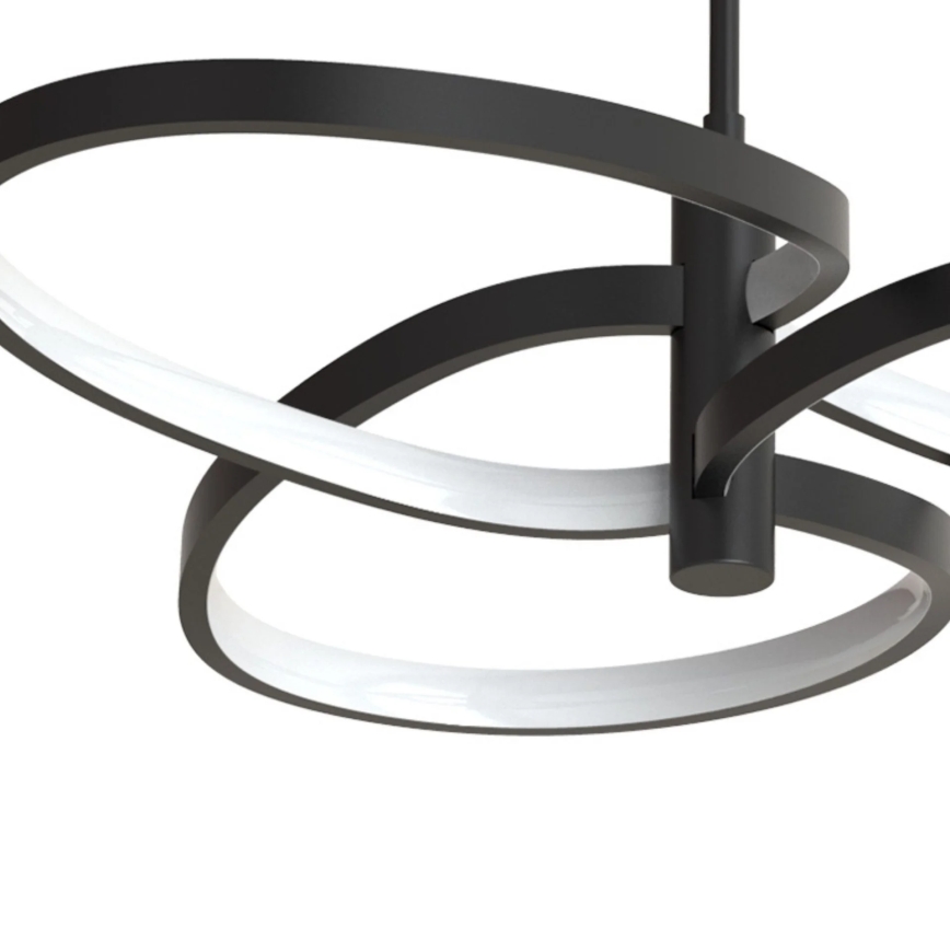 Lámpara colgante LED con cable RIBBON LED/25W/230V 4000K negra