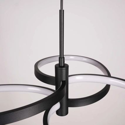 Lámpara colgante LED con cable RIBBON LED/25W/230V 4000K negra