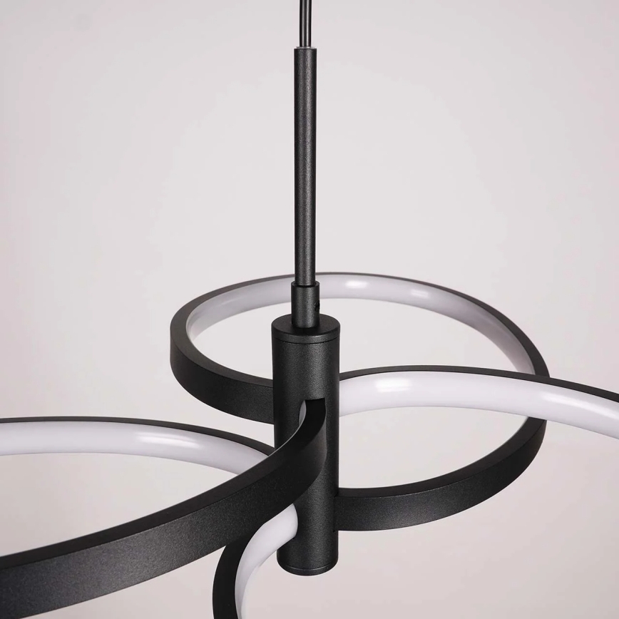 Lámpara colgante LED con cable RIBBON LED/25W/230V 4000K negra