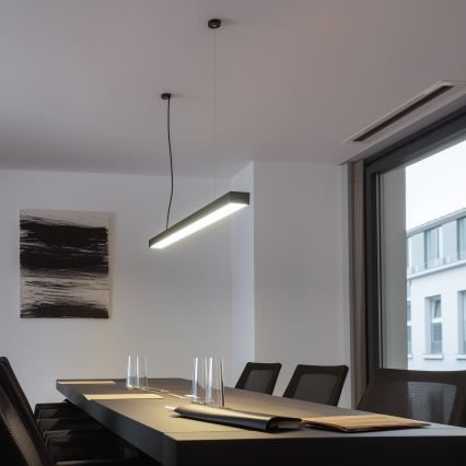 Lámpara colgante LED de techo CYNIDECO LED/30W/230V 4000K negro
