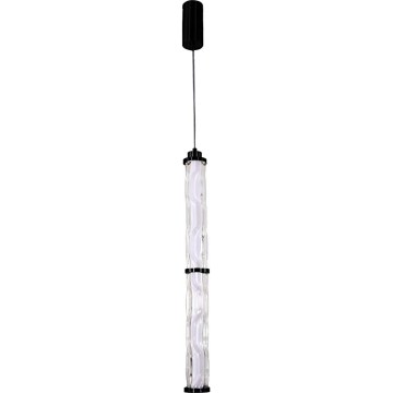 Lámpara colgante LED en cable CORTE LED/18W/230V negra
