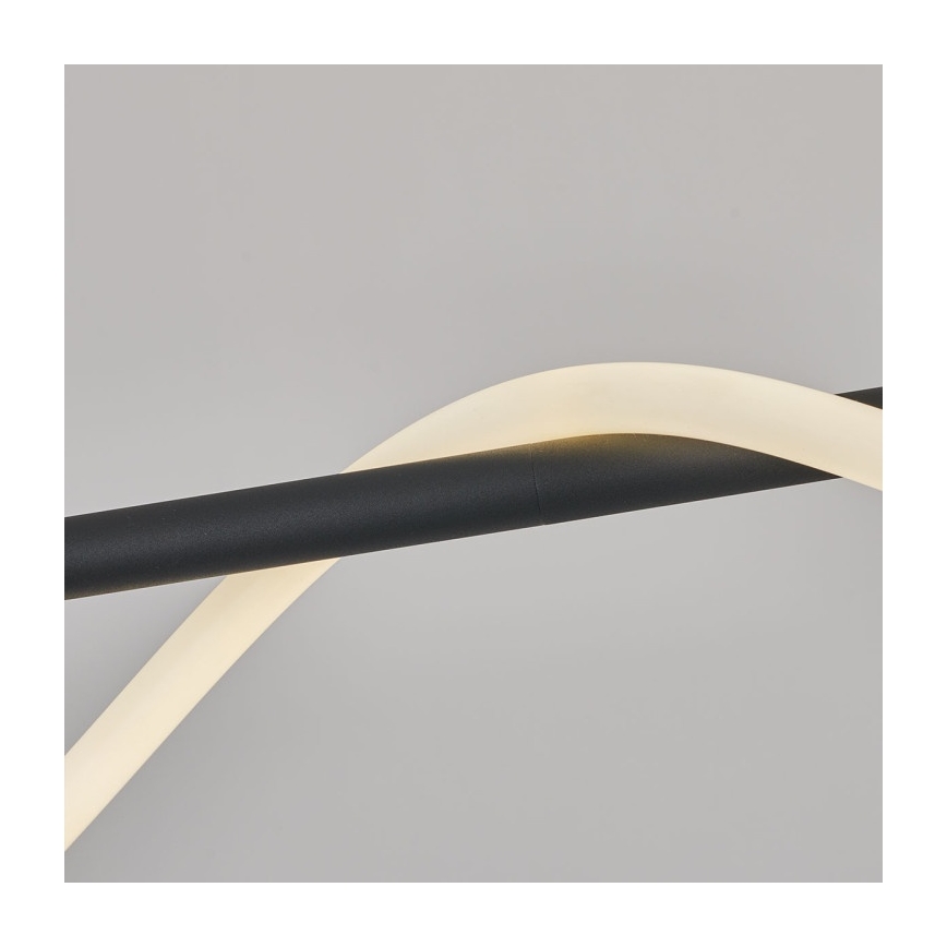 Lámpara colgante LED en cable MELECA LED/36W/230V 3000/4000/6000K 160 cm negra