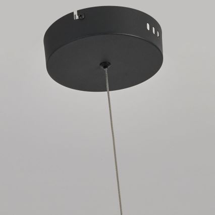 Lámpara colgante LED en cable MELECA LED/36W/230V 3000/4000/6000K 160 cm negra