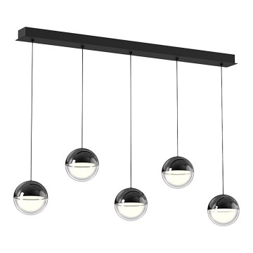 Lámpara colgante LED en cable ZIREA LED/30W/230V negra