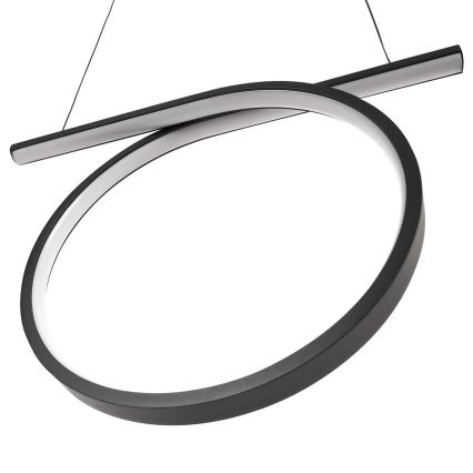 Lámpara colgante LED ODETTA con cable, 30W, 230V, 4000K, negra