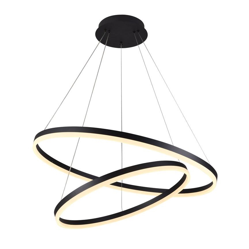 Lámpara colgante LED regulable con cable LED/100W/230V 3000-6500K Ø 80 cm + mando a distancia