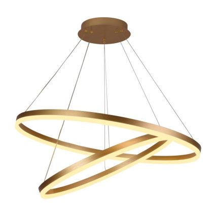Lámpara colgante LED regulable con cable LED/100W/230V 3000-6500K Ø 80 cm + mando a distancia
