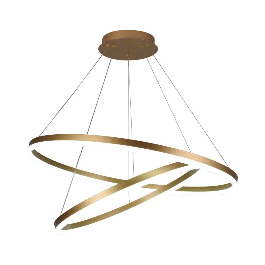 Lámpara colgante LED regulable con cable LED/100W/230V 3000-6500K Ø 80 cm + mando a distancia